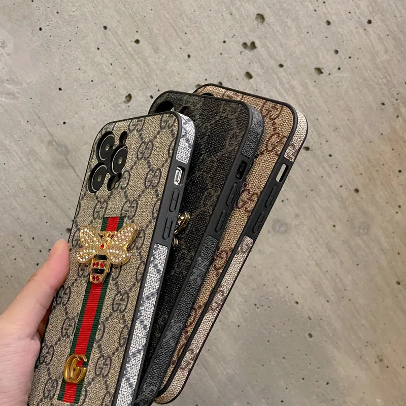 GG Classic Leather iPhone Case