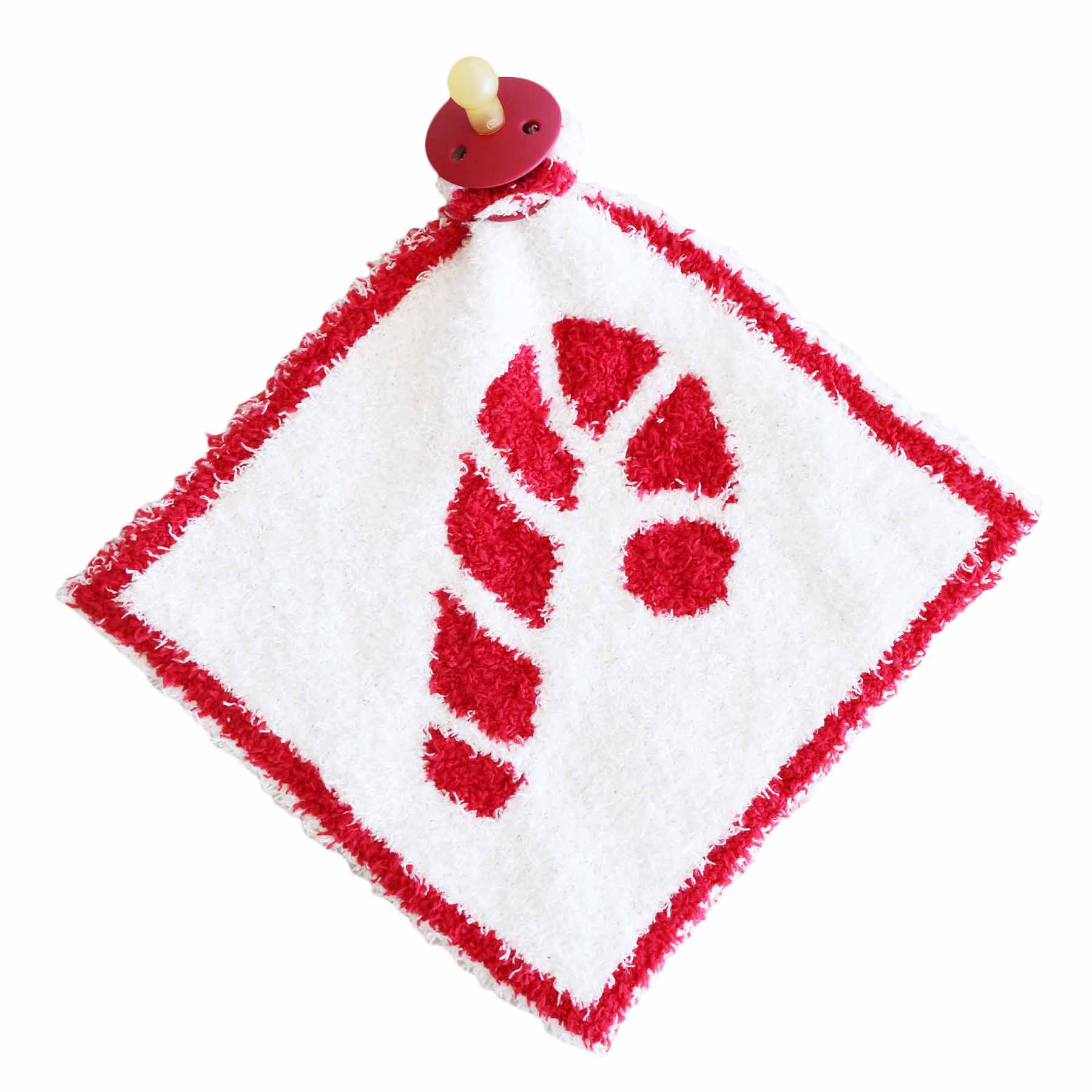 CuddleLane™ Luxe Lovey | Candy Cane